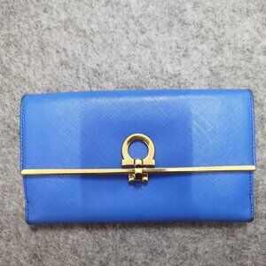 Ferragamo wallet blue